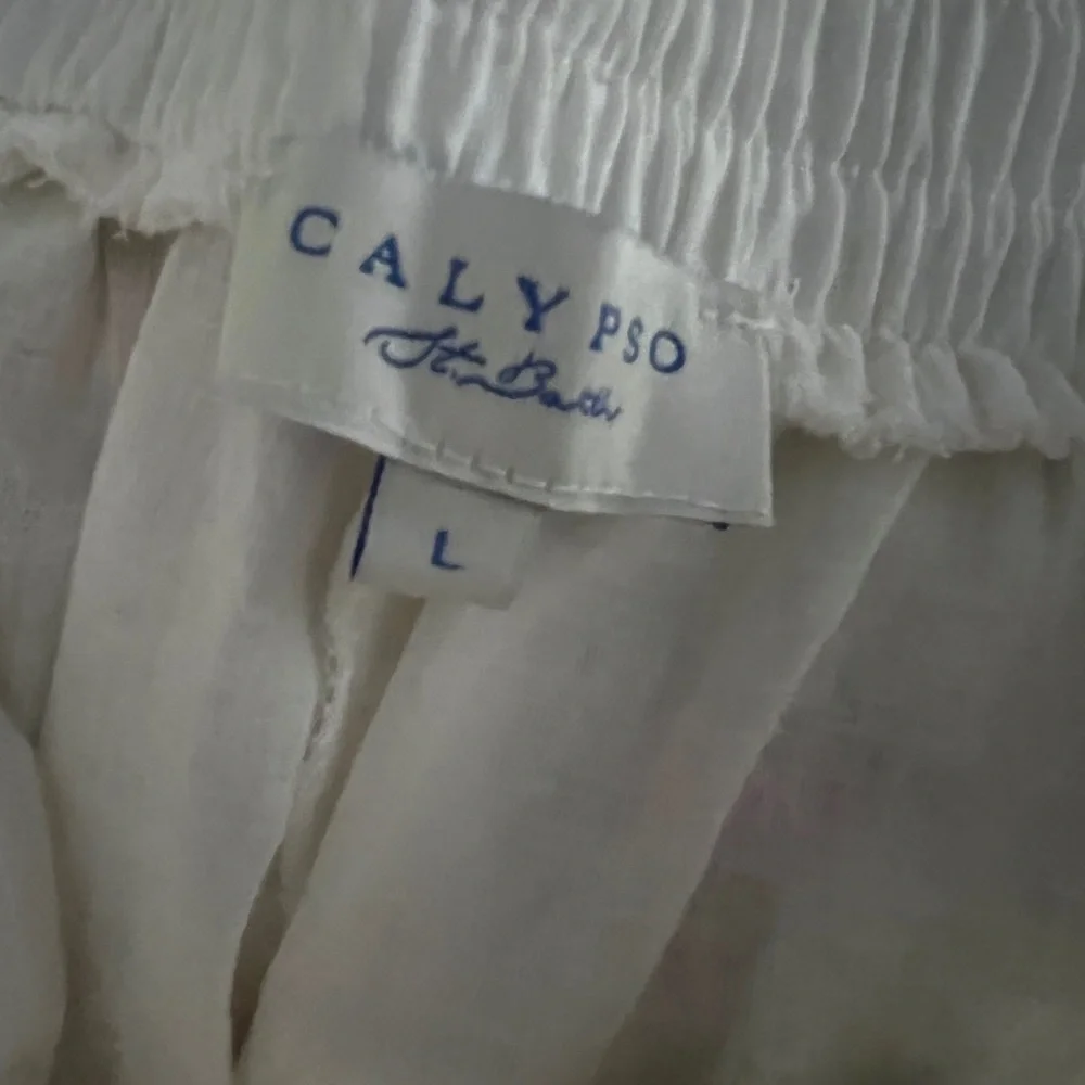 Calypso St. Barth White Cropped Pants - Picture 12 of 12